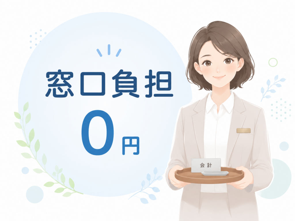 自賠責保険適用で窓口負担0円になる交通事故治療のイメージ|まなか鍼灸整骨院